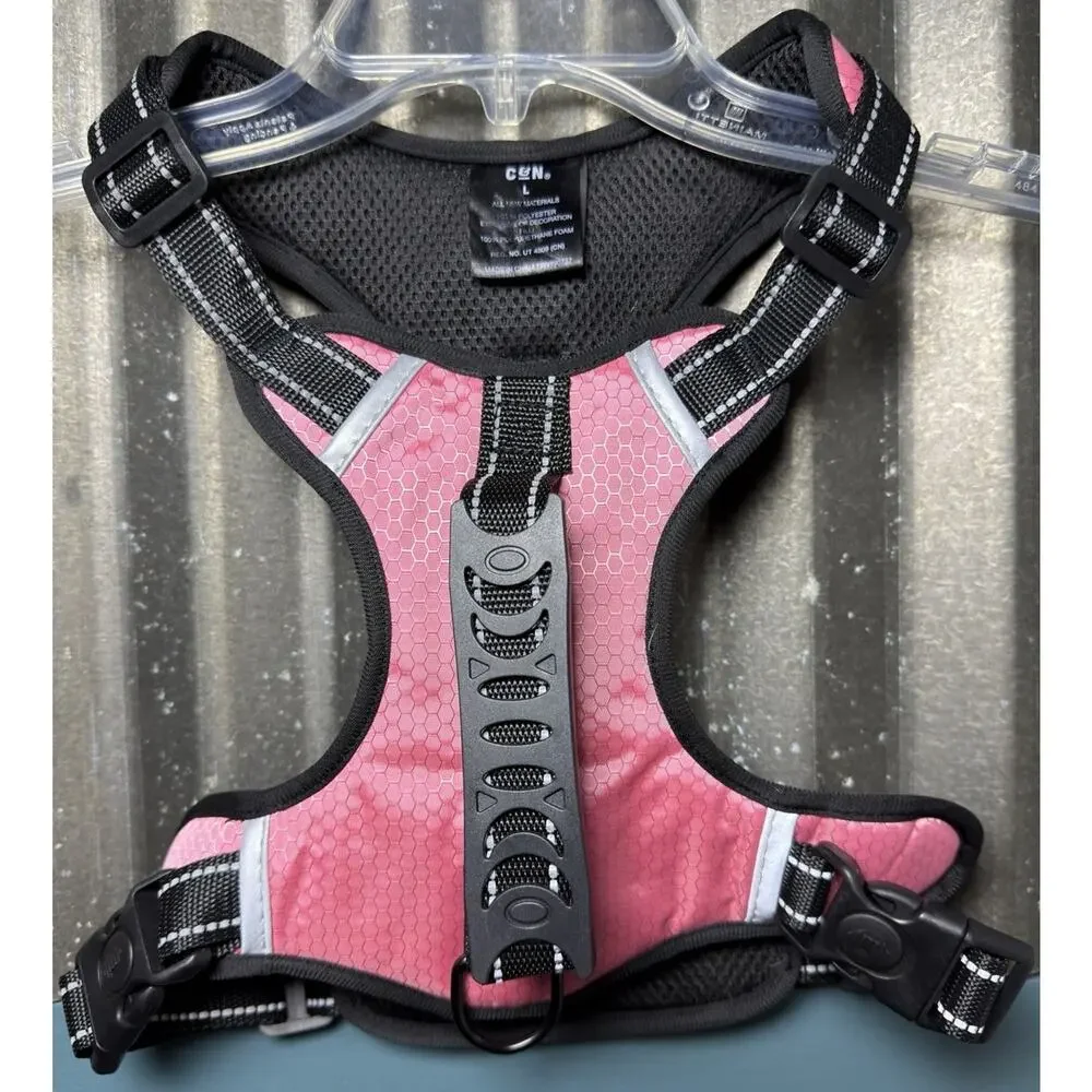 Cooper & Nash No Pull Pink Dog Harness Size Large 22-39” Chest Up To 75 Pounds